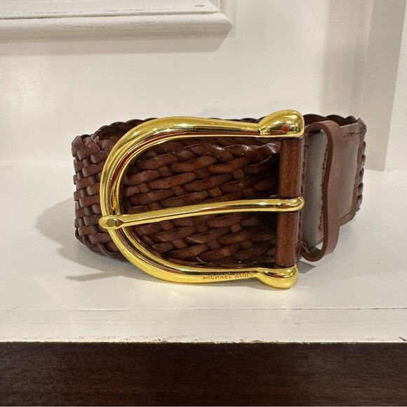 Michael Kors | Braided Leather Belt 40” Excellent condition uni 551359 - Picture 2 of 7